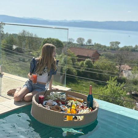 Casa Farmak - 4 Bedroom Lux Apartment With Infinity Pool & Lake View Ohrid Exterior photo