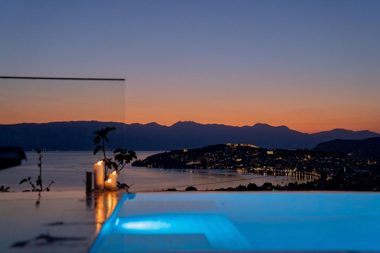 Casa Farmak - 4 Bedroom Lux Apartment With Infinity Pool & Lake View Ohrid Exterior photo