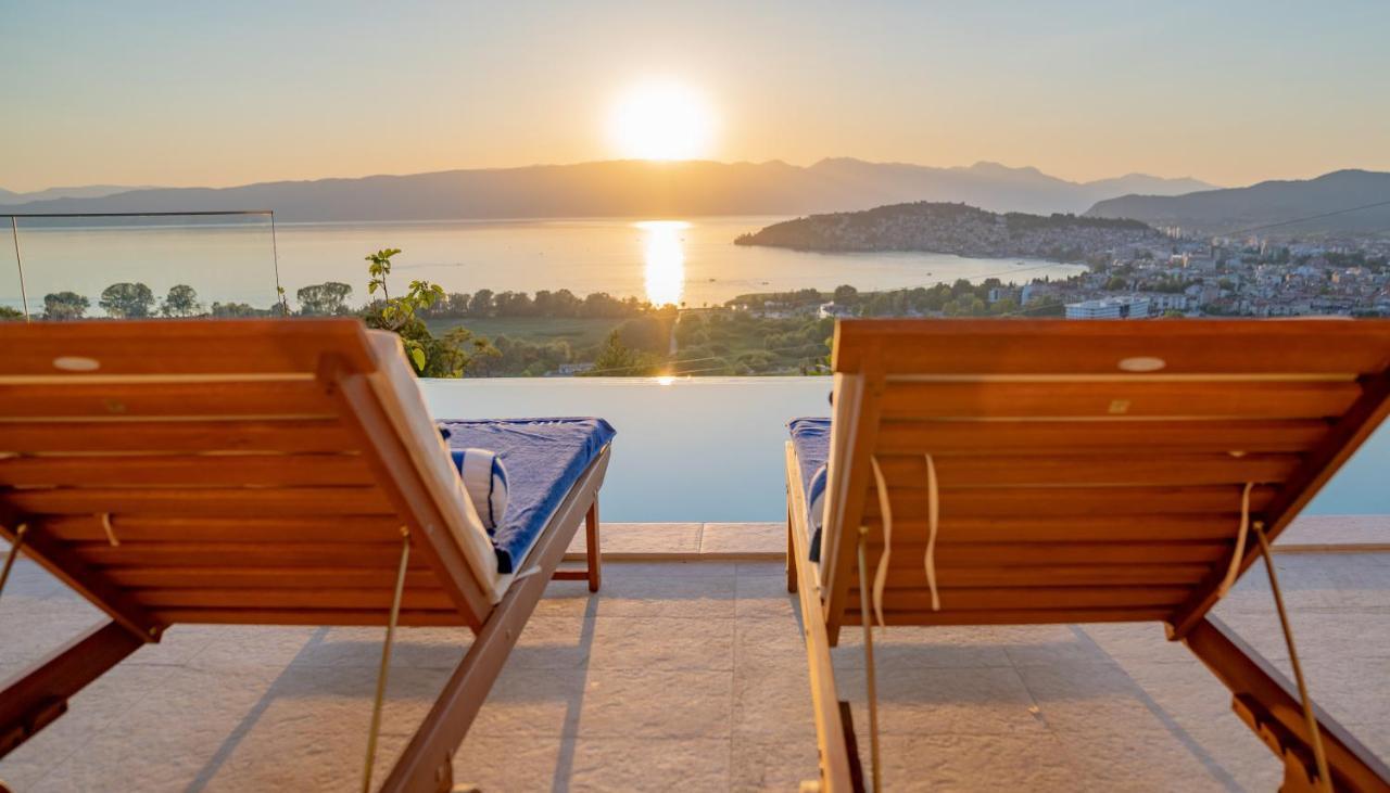 Casa Farmak - 4 Bedroom Lux Apartment With Infinity Pool & Lake View Ohrid Exterior photo